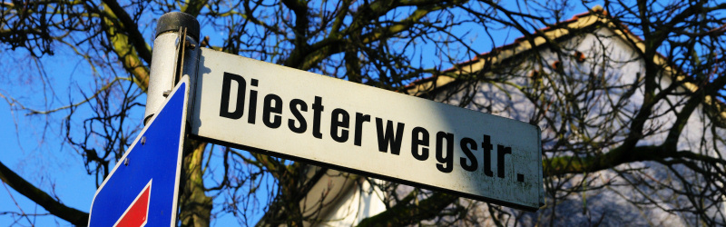Datei:Strassenschild Diesterwegstrasse.jpg