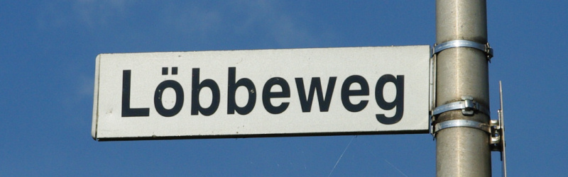 Datei:Strassenschild Loebbeweg.jpg