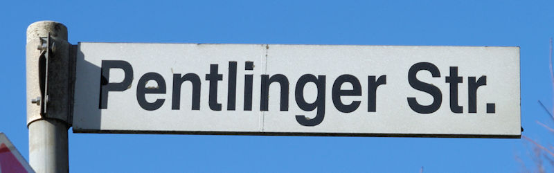 Datei:Strassenschild Pentlinger Strasse.jpg