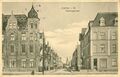 Die Borbergstraße auf einer alten Ansichtskarte