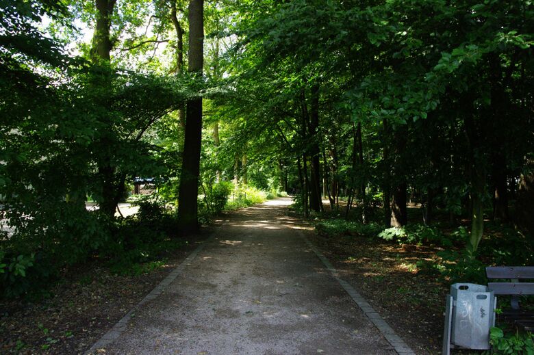 Erwin-Lorentz-Weg von der Hammer Straße aus