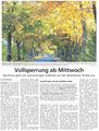 Westfälischer Anzeiger, 27. Oktober 2020