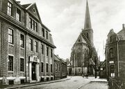Hövel Amtshaus Pankratiuskirche 1928.JPG