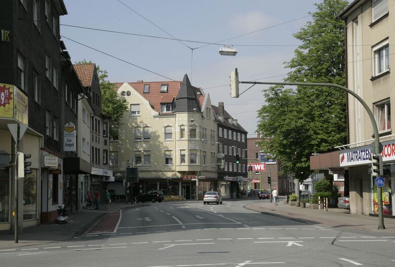 Alleestraße von der Werler Straße aus Richtung Kleine Alleestraße