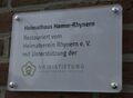 Heimathaus Rhynern, Tafel