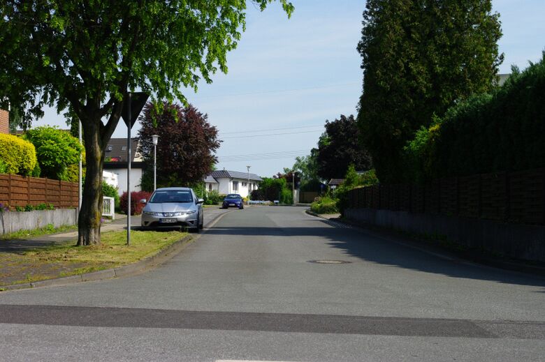 Zeisigweg von der Habichtshöhe aus