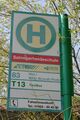 Haltestellenschild bis 2021