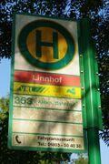 Haltestellenschild Linnhoff