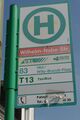 Haltestellenschild bis 2021
