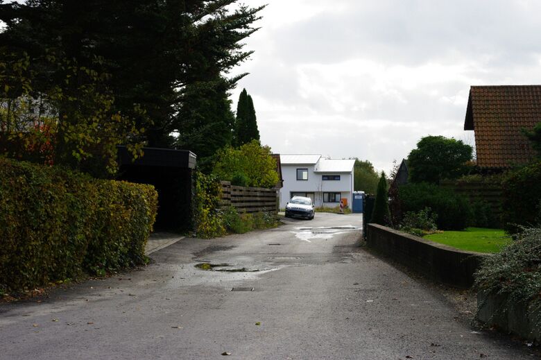 Am Königskamp von der Langen Reihe aus