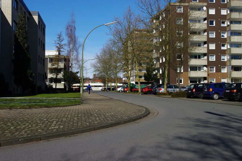 Kleinweg Richtung Rautenstrauchstraße