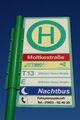 Haltestellenschild bis 2021