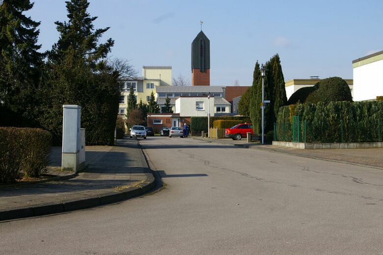Stauferstraße von der Barbarossastraße aus