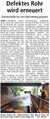 Westfälischer Anzeiger, 15. September 2011