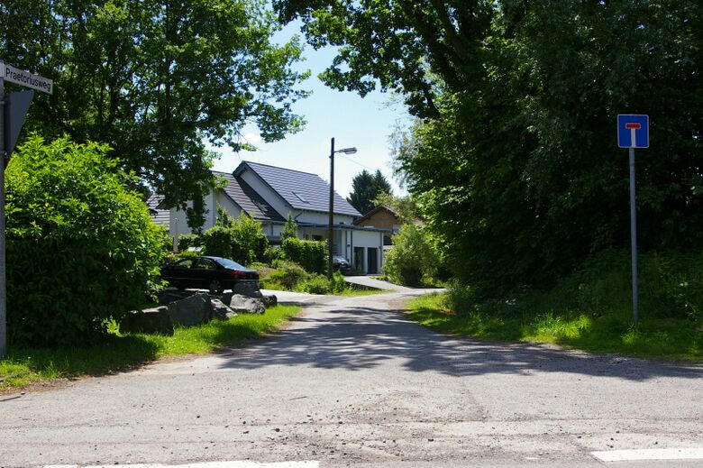 Praetoriusweg von der Von-Thünen-Straße aus