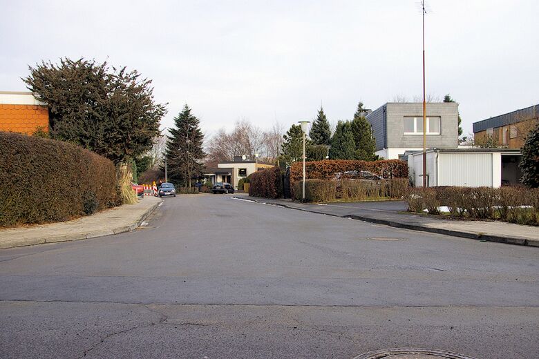 Weißdornweg von der Schlehenstraße aus