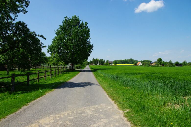 Liafhardweg von der Werler Straße Richtung Osterfliericher Weg