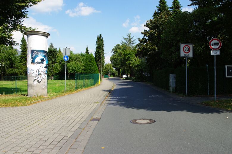 Heithofer Allee von der Marker Dorfstraße aus
