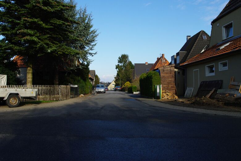 Gesellenstraße vom Lohkamp aus