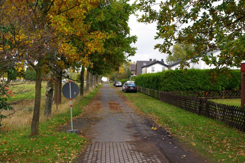 Zinzendorfstraße von der Soester Straße aus
