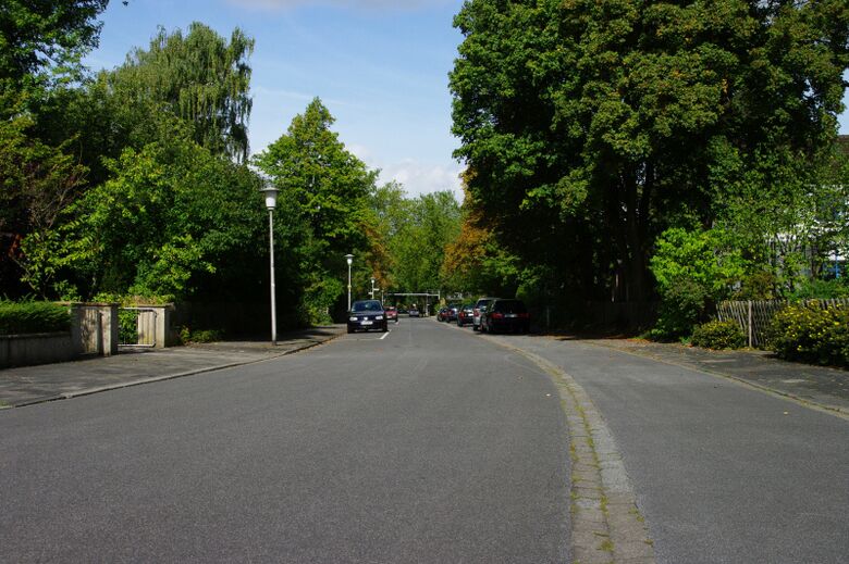 Am Huckenholz von der Knappenstraße aus