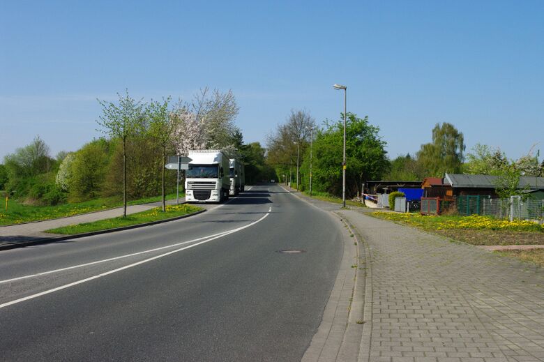 Am Schacht III von der Münsterstraße aus