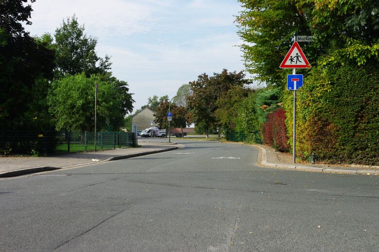 Kobbenskamp von der Moltkestraße aus