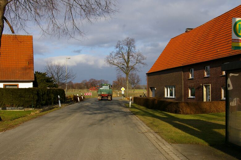 Sönnernstraße an der Stadtgrenze zu Werl Richtung Wambeln