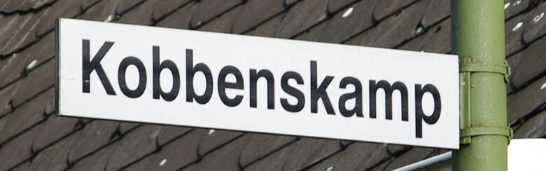 Straßenschild Kobbenskamp