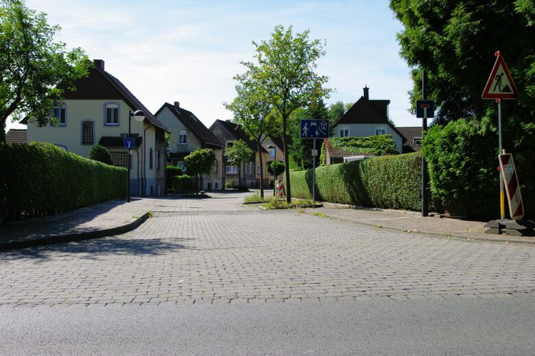Wasserfall von der Weetfelder Straße aus