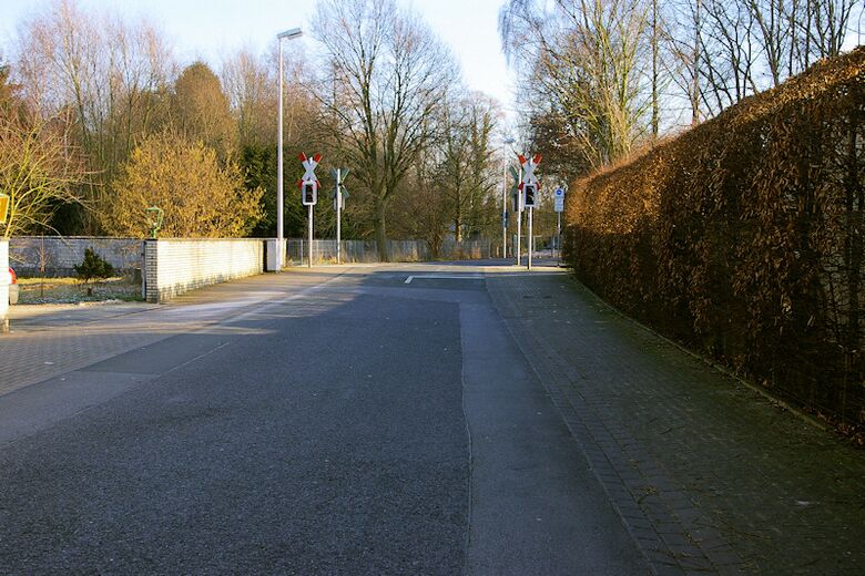 Forstlandwehr von der Großstraße aus