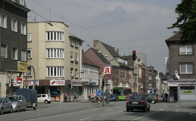 Werler Straße in Höhe Liebfrauenkirche Richtung Alleestraße