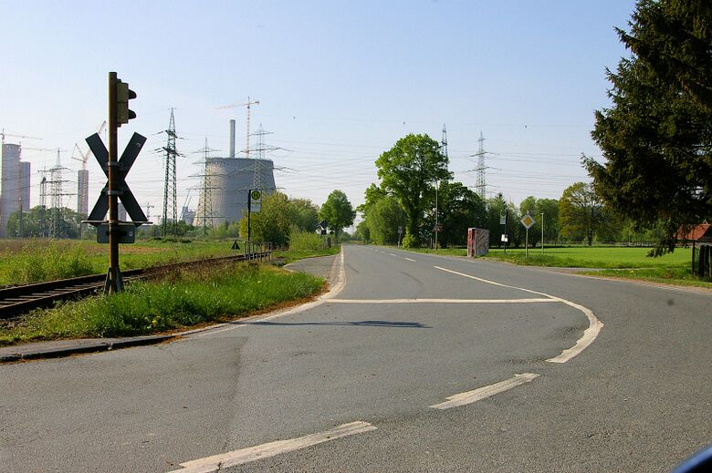 Lippestraße Ecke Postweg (Vellinghausen) Richtung Uentrop