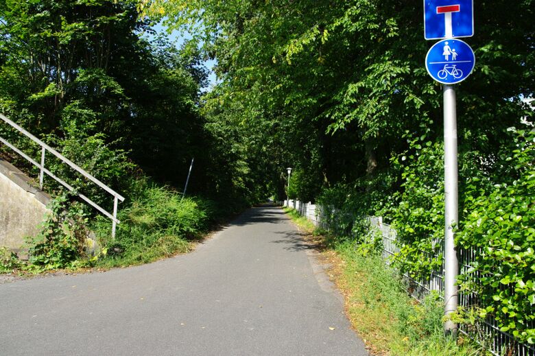 Grundhövelweg vom Großen Sandweg aus