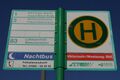 Vollständiges Haltestellenschild