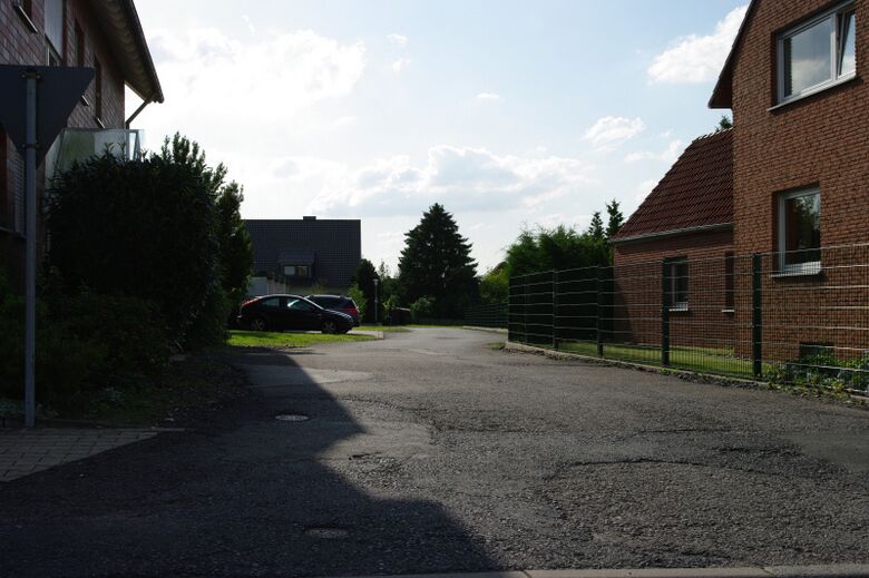 Langhansstraße vom Unteren Heideweg aus