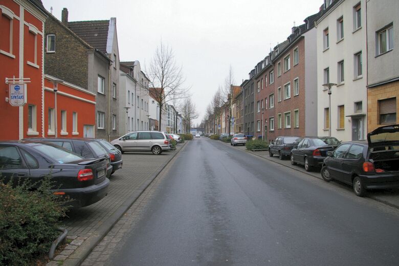 Sedanstraße von der Feidikstraße aus Richtung Alleestraße