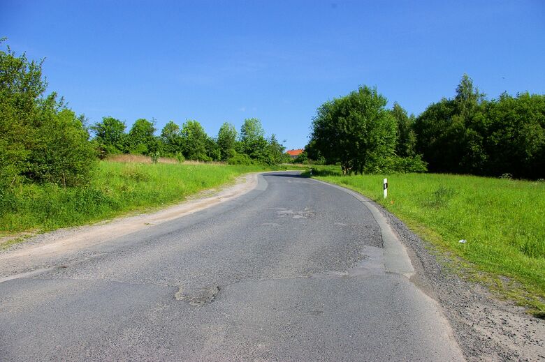 Bernard-Droste-Weg vom Sachsenring aus