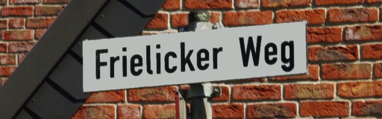 Straßenschild Frielicker Weg