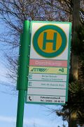 Haltestellenschild Dorchkamp