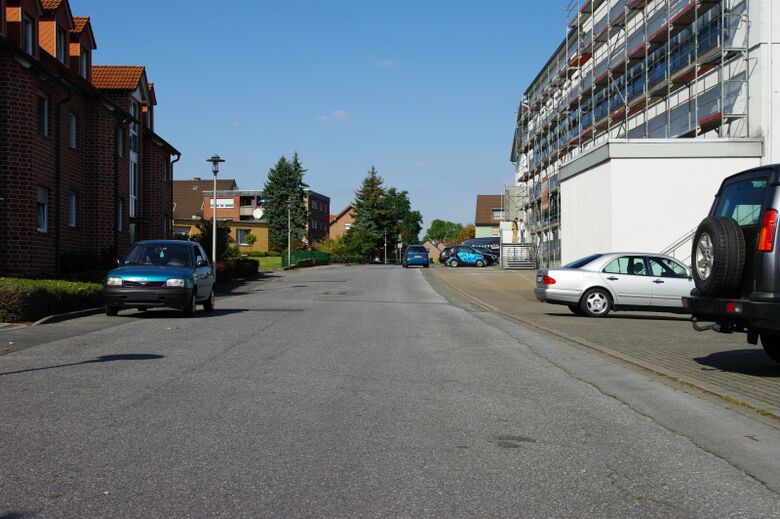 Seeburger Straße vom Flugplatz Richtung Heessener Straße
