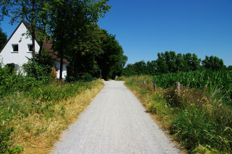Die Dille vom Erlenkamp aus Richtung Marker Dorfstraße