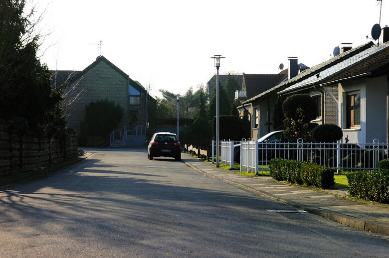 Kiefernweg vom Hellmigsweg aus