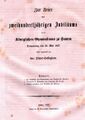 Gymnasium Hammonense, Festschrift 1857