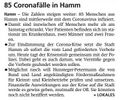 Westfälischer Anzeiger, 23. März 2020