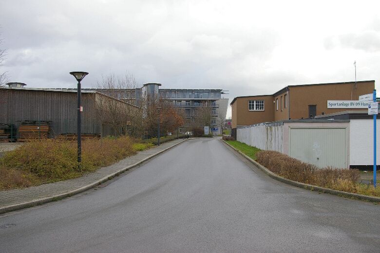 Fahrenheitstraße von der Philipp-Reis-Straße aus