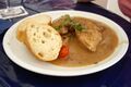 Coq au Vin mit Baguette (Alte Mark)