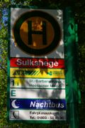 Haltestellenschild Sulkshege