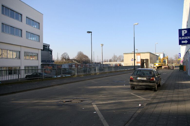 Poststraße von der Gustav-Heinemann-Straße aus