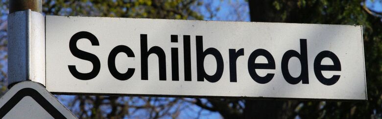 Straßenschild Schilbrede